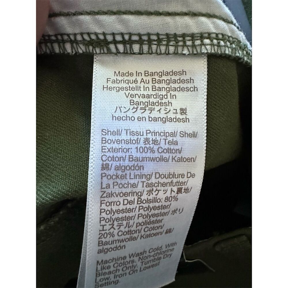 J.Crew Women's Chino Shorts Olive Green Size 8 with Pockets NWT - Picture 6 of 6